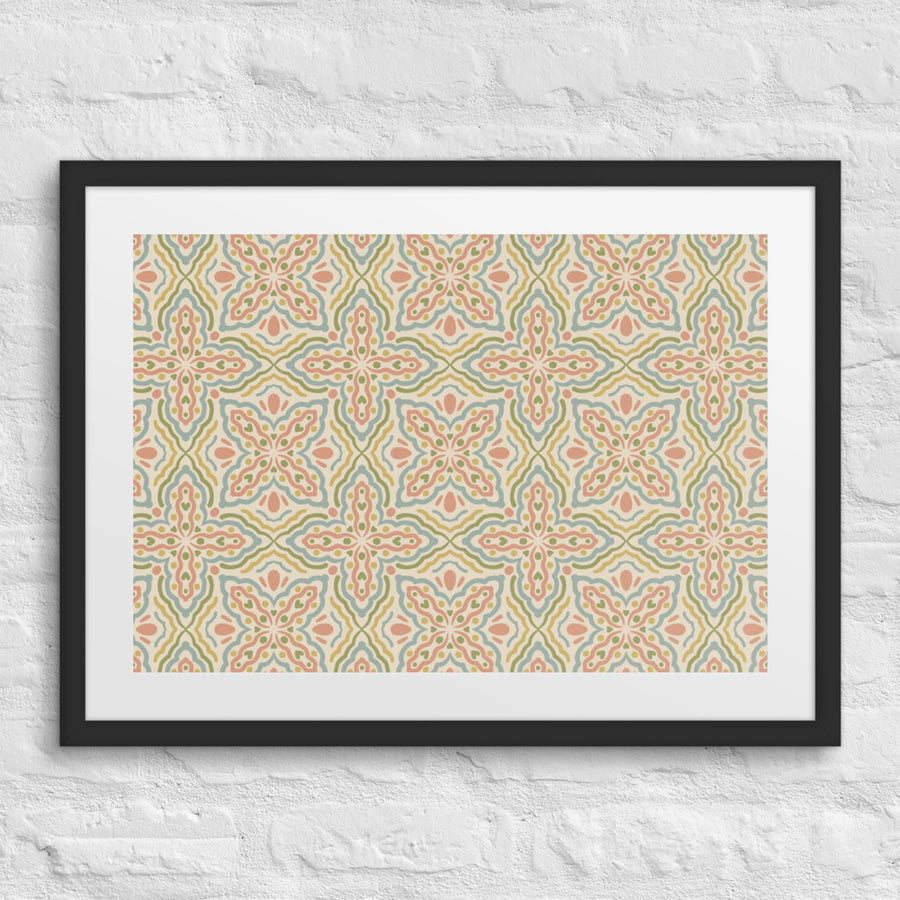 Butterfly Wave Matted Framed Poster mockup 1