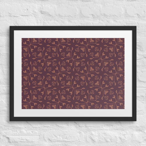 Zinque 2 Matted Framed Poster mockup 1 pattern preview