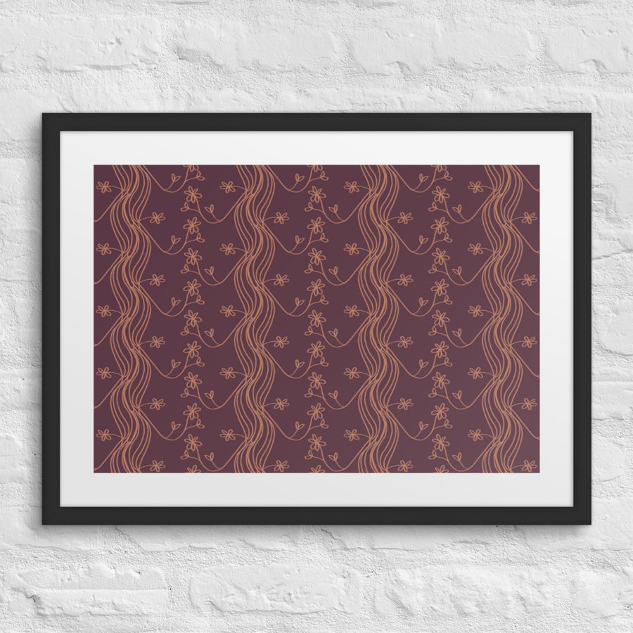 Zinque 4 Matted Framed Poster mockup 1