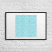 Aqua Vine Scatter — 24