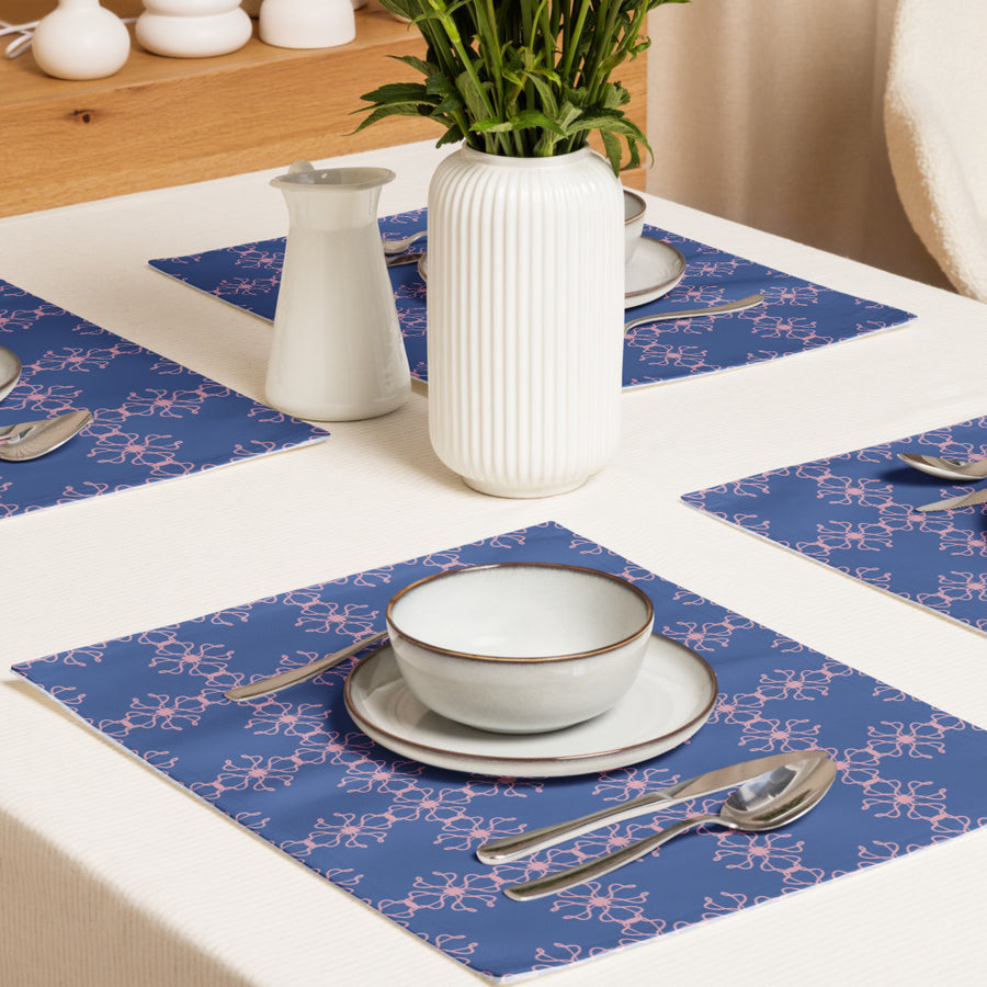 Ribbon Cross Placemat Set mockup 1