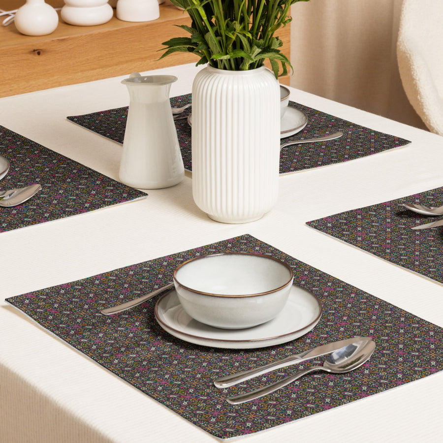 Disco Cross Placemat Set mockup 1