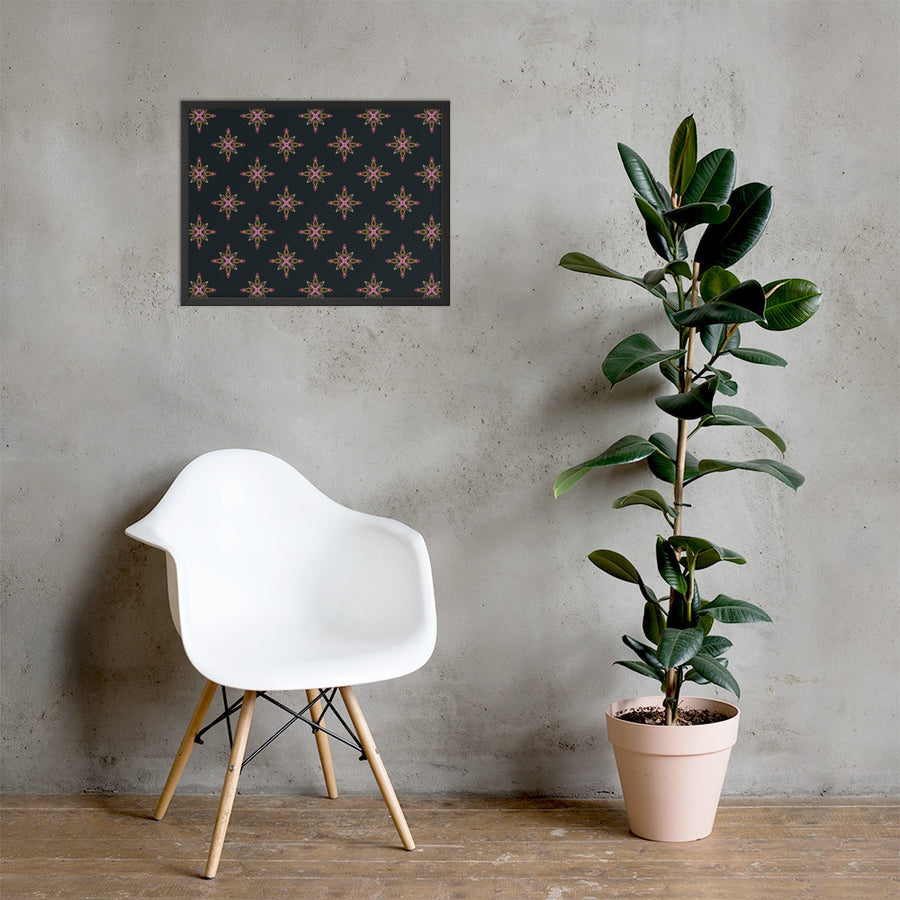 Disco Star Framed Photo Poster mockup 1
