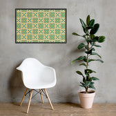 Green Petal Tile — 24