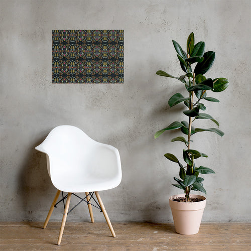 Folk Totem Photo Poster mockup 1 pattern preview