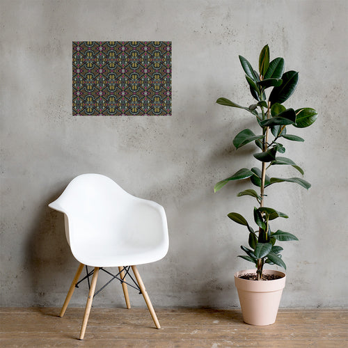 Dark Folk Eye Photo Poster mockup 1 pattern preview