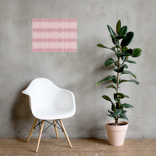 Rose Band Photo Poster mockup 1 pattern preview