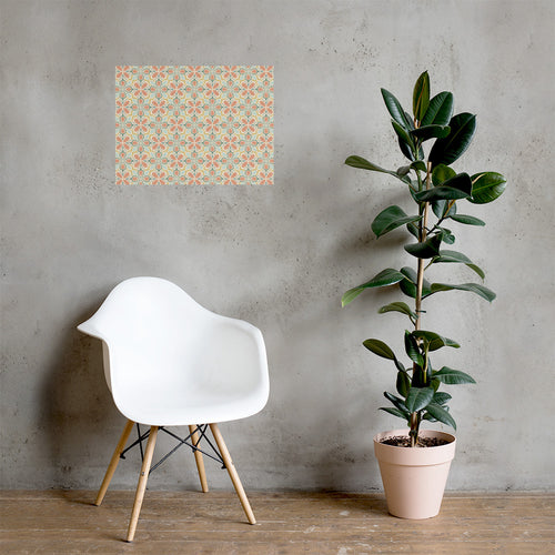 Picnik Garden Photo Poster mockup 1 pattern preview