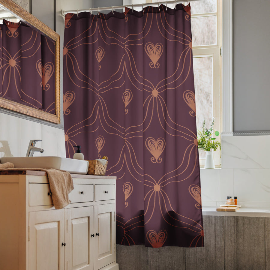 Zinque 1 Shower Curtain mockup 1