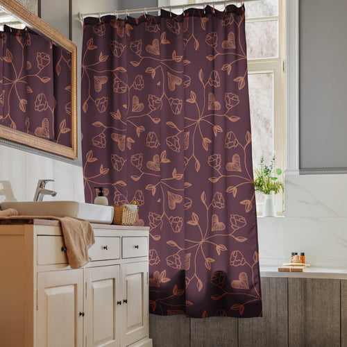 Zinque 2 Shower Curtain mockup 1 pattern preview