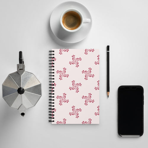 Alison Fancy Corners Spiral Notebook mockup 1 pattern preview
