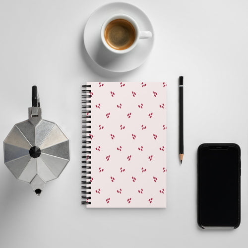 Alison Soft Steps Spiral Notebook mockup 1 pattern preview