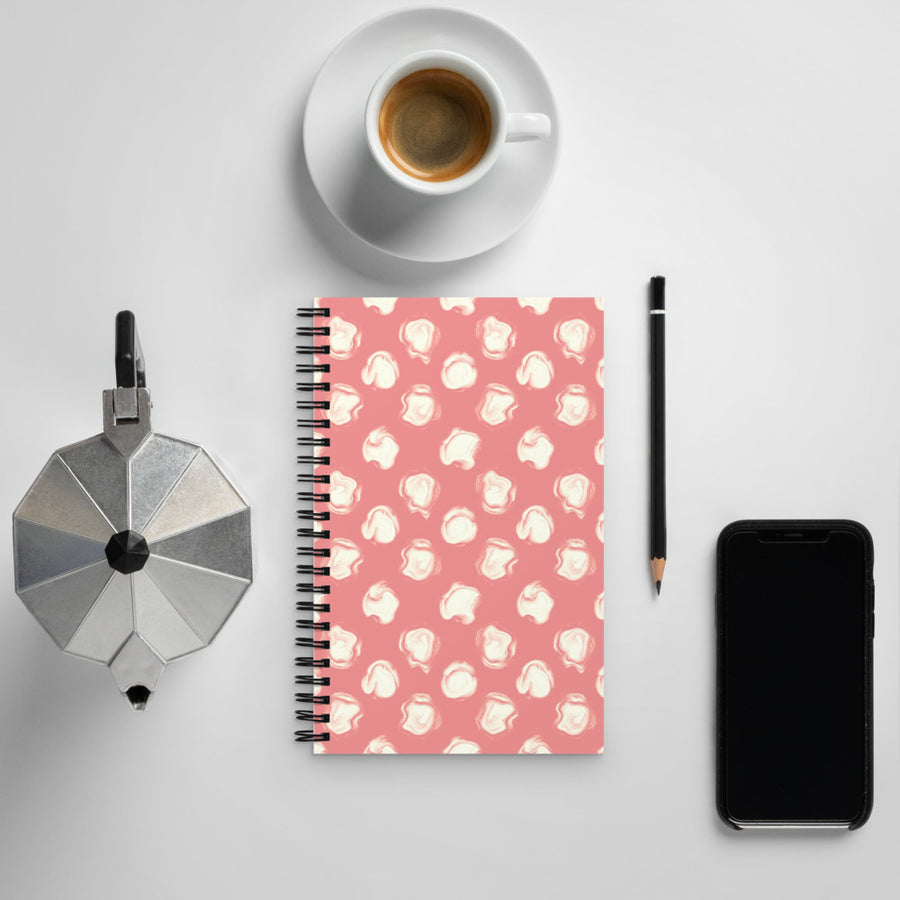 Delicate Romance 2 Spiral Notebook mockup 1