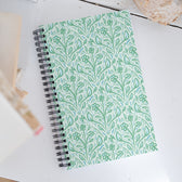Teal Vine Damask