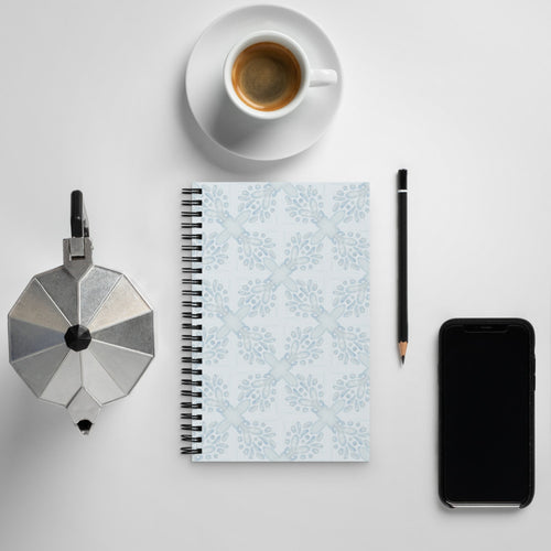 Misty Damsel Only Us Spiral Notebook mockup 1 pattern preview