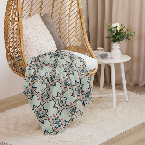 Star Souk Sherpa Blanket mockup 1 pattern preview
