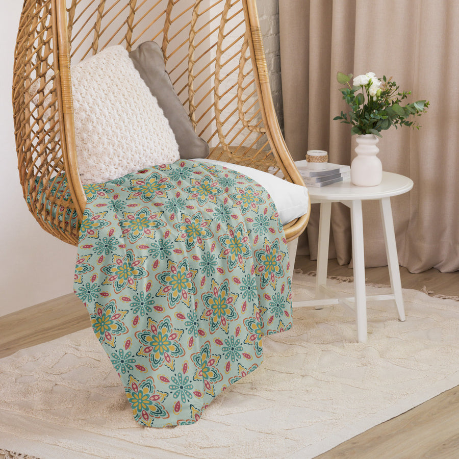 Spice Market Sherpa Blanket mockup 1