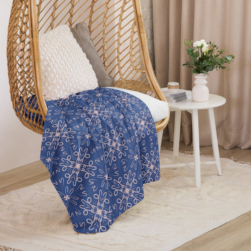 Wild Hearts Sherpa Blanket mockup 1 pattern preview