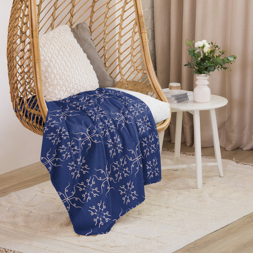 Curl Cross Sherpa Blanket mockup 1 pattern preview