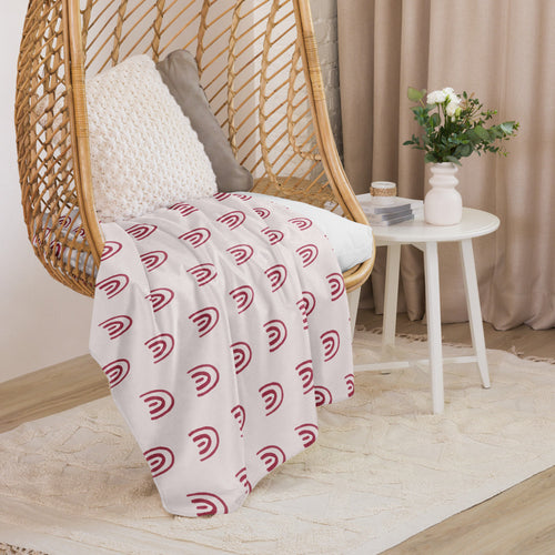 Alison Good Days Only Sherpa Blanket mockup 1 pattern preview