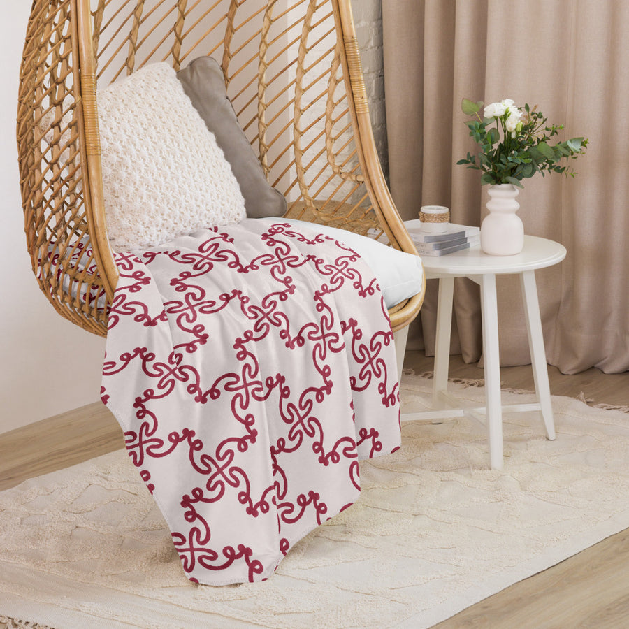Alison Kitchen Tangle Sherpa Blanket mockup 1