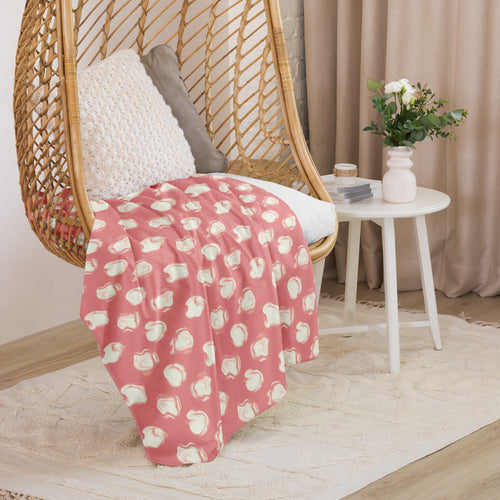 Delicate Romance 2 Sherpa Blanket mockup 1 pattern preview