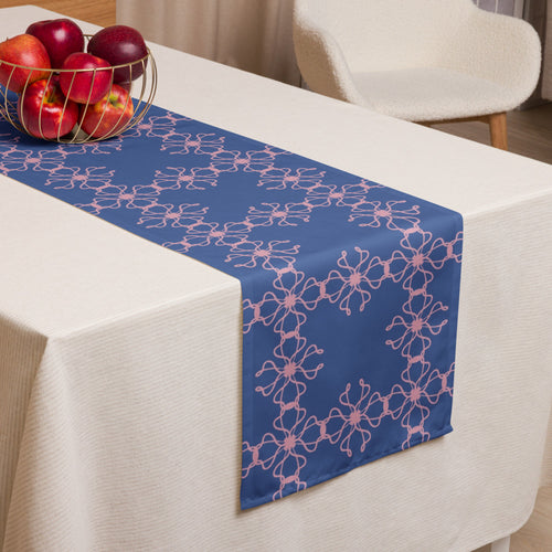 Ribbon Cross Table Runner mockup 1 pattern preview