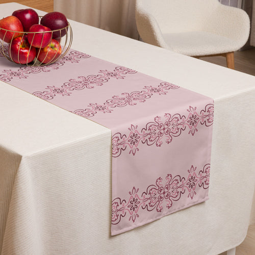 Rose Band Table Runner mockup 1 pattern preview