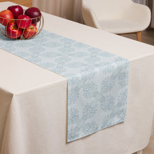 Misty Damsel Only Us Table Runner mockup 1 pattern preview