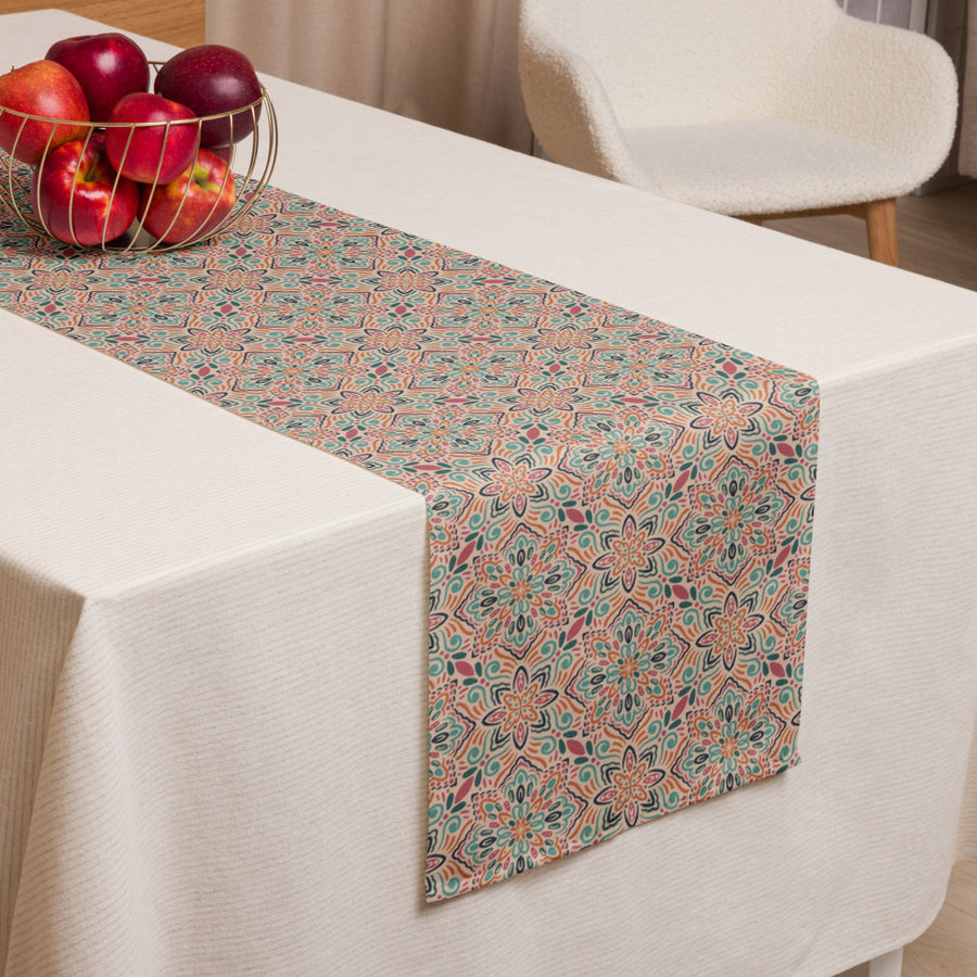 Picnik Fiesta Table Runner mockup 1