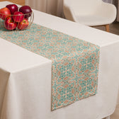 Teal Scroll Tile