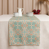 Teal Scroll Tile