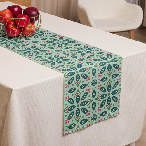 Leaf Souk Table Runner mockup 1 pattern preview