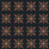 Golden Ikat Star