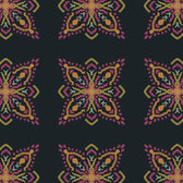 Golden Ikat Star