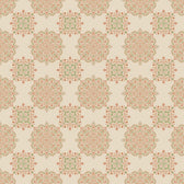 Peach Paisley Tile