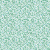 Teal Vine Damask