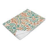Teal Scroll Tile