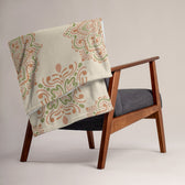 Peach Paisley Tile — 50