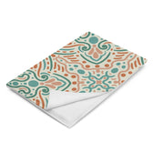 Teal Scroll Tile