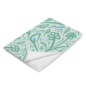 Teal Vine Damask