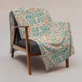 Teal Scroll Tile — 60