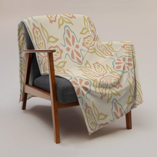 Picnik Tulip Fleece Blanket mockup 1 pattern preview