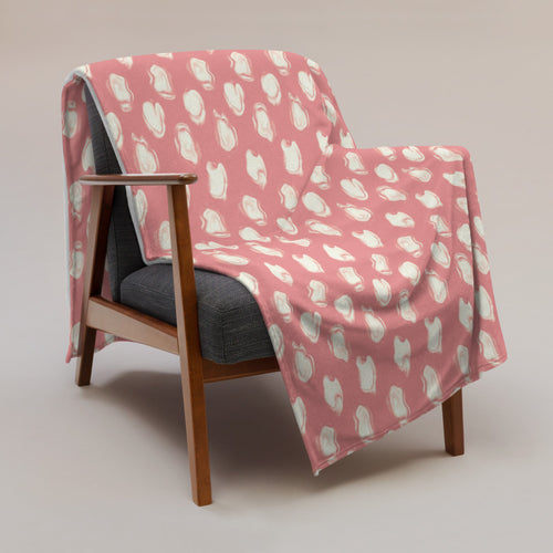 Delicate Romance 2 Fleece Blanket mockup 1 pattern preview