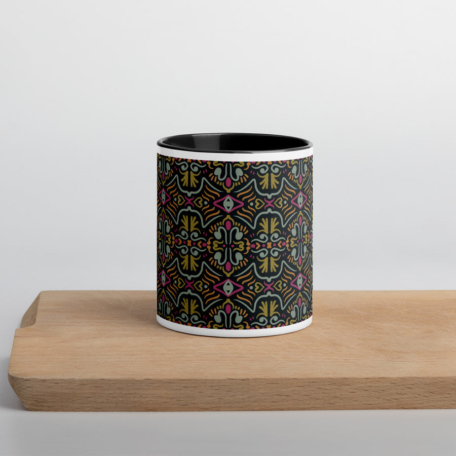 Dark Folk Eye Color Inside Mug mockup 1