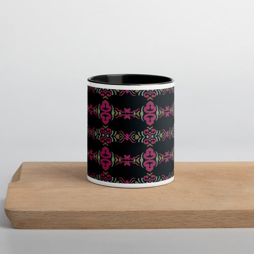 Magenta Baroque Color Inside Mug mockup 1 pattern preview