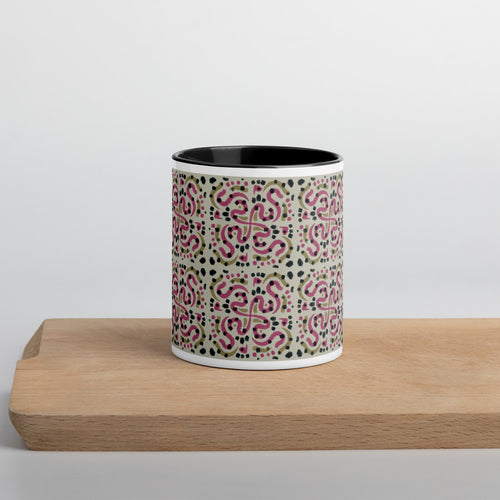 Serpentine Tile Color Inside Mug mockup 1 pattern preview