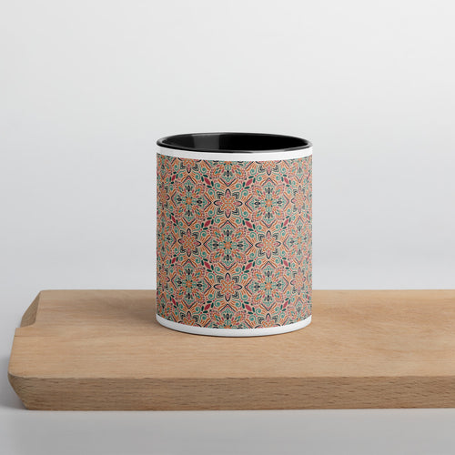 Picnik Fiesta Color Inside Mug mockup 1 pattern preview