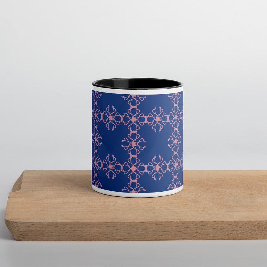 Ribbon Cross Color Inside Mug mockup 1