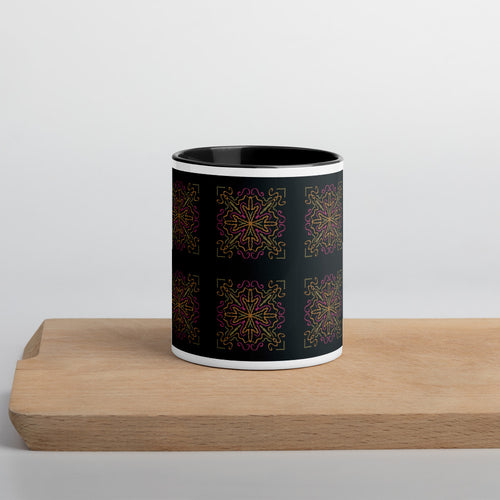 Disco Scrollwork Color Inside Mug mockup 1 pattern preview